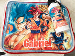 Dragon ball Set Scuola Personalizzato - Borraccia e Tovaglietta per Bambini